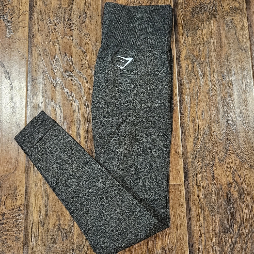 Gymshark Dark Gray Heather Seamless Leggings